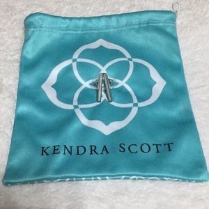 Kendra Scott Opal and Silver Simone Earrings